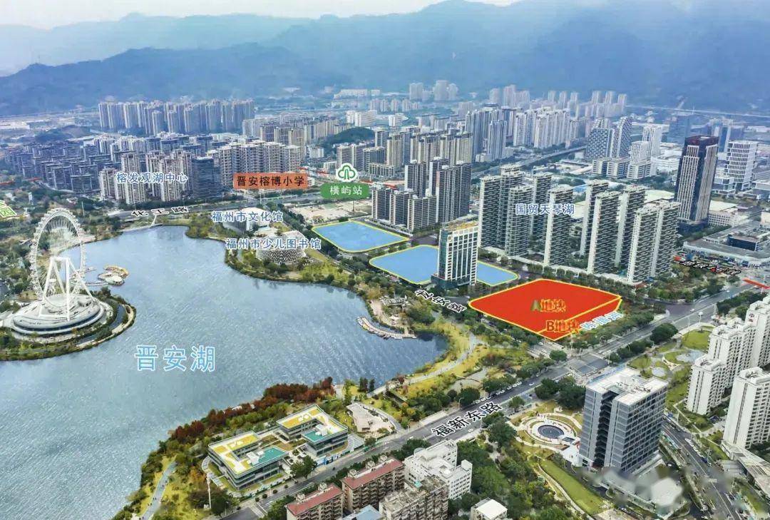 福州拍地5幅地块卖了1115亿晋安湖畔150米高楼落空(图11)